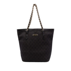 Pre-Loved Gucci GG Denim Capri Tote